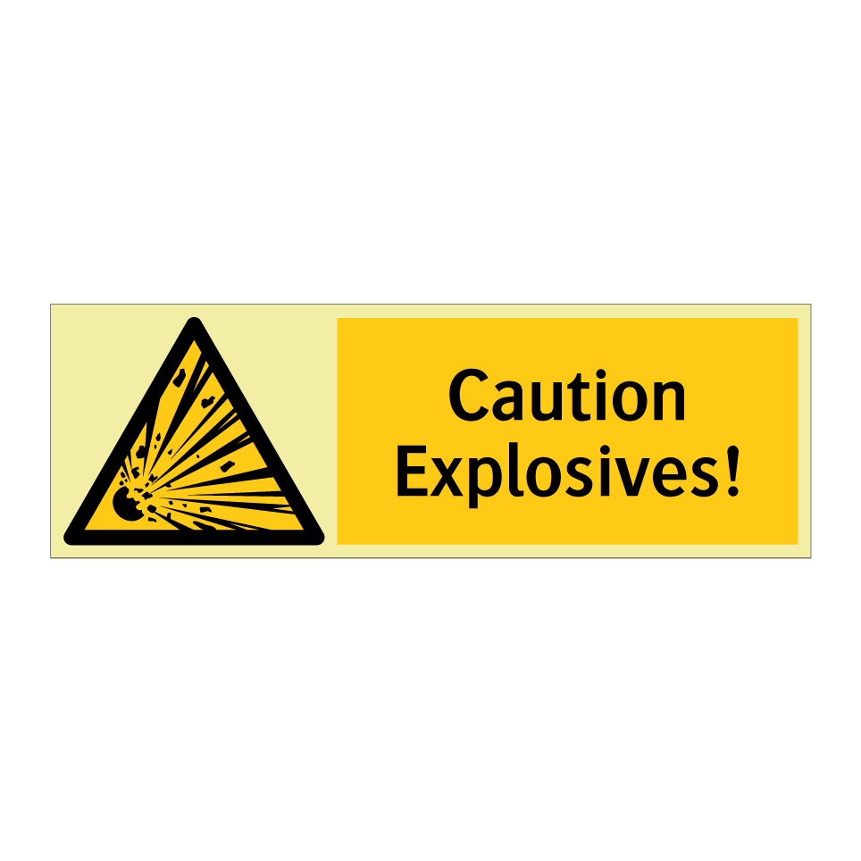 Caution Explosives!