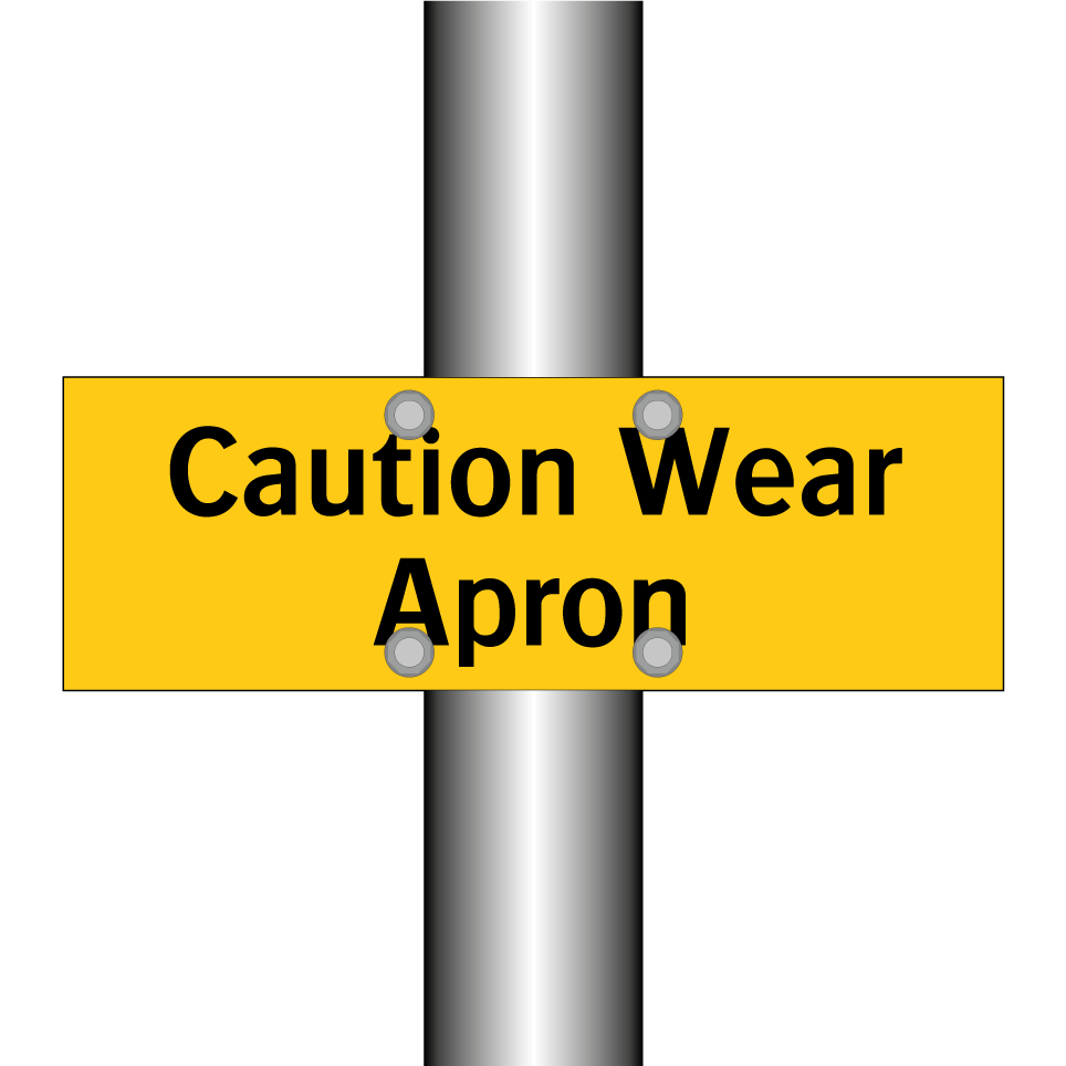 Caution Wear Apron