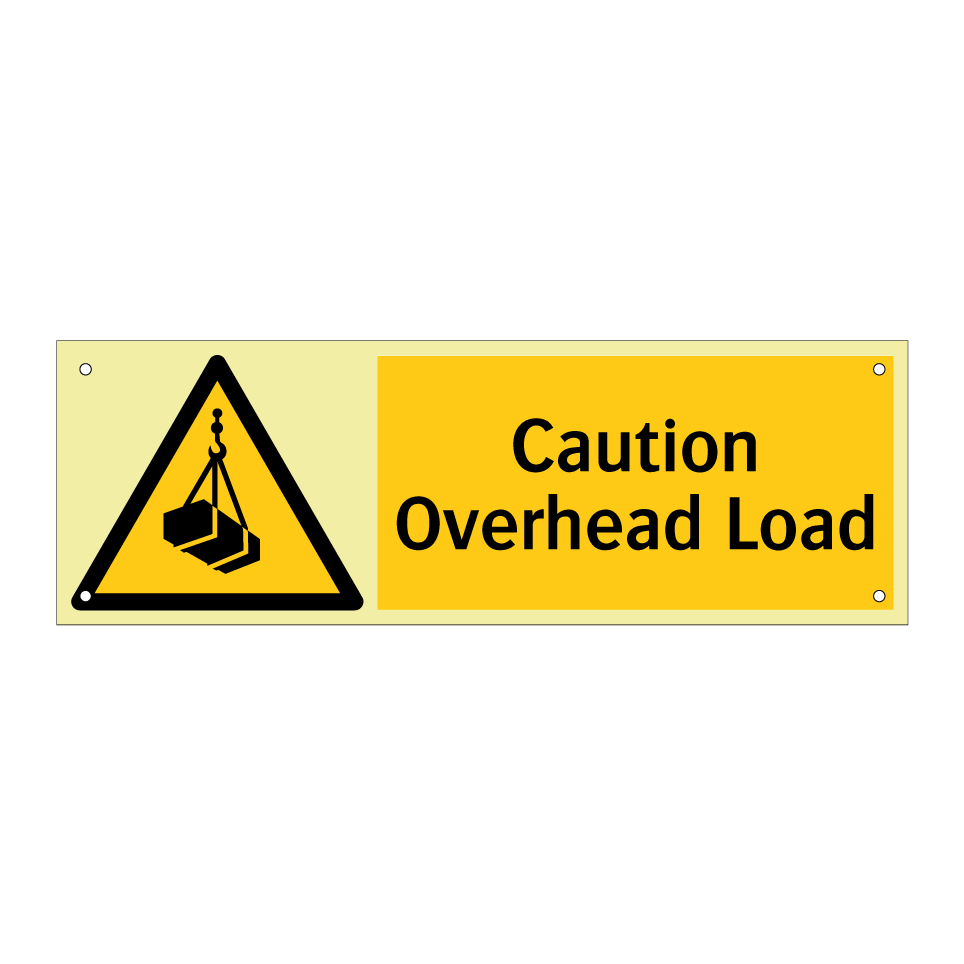 Caution Overhead Load