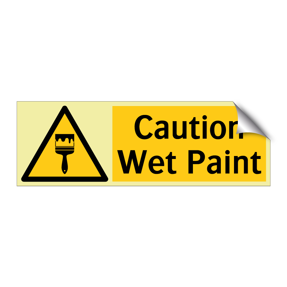 Caution Wet Paint