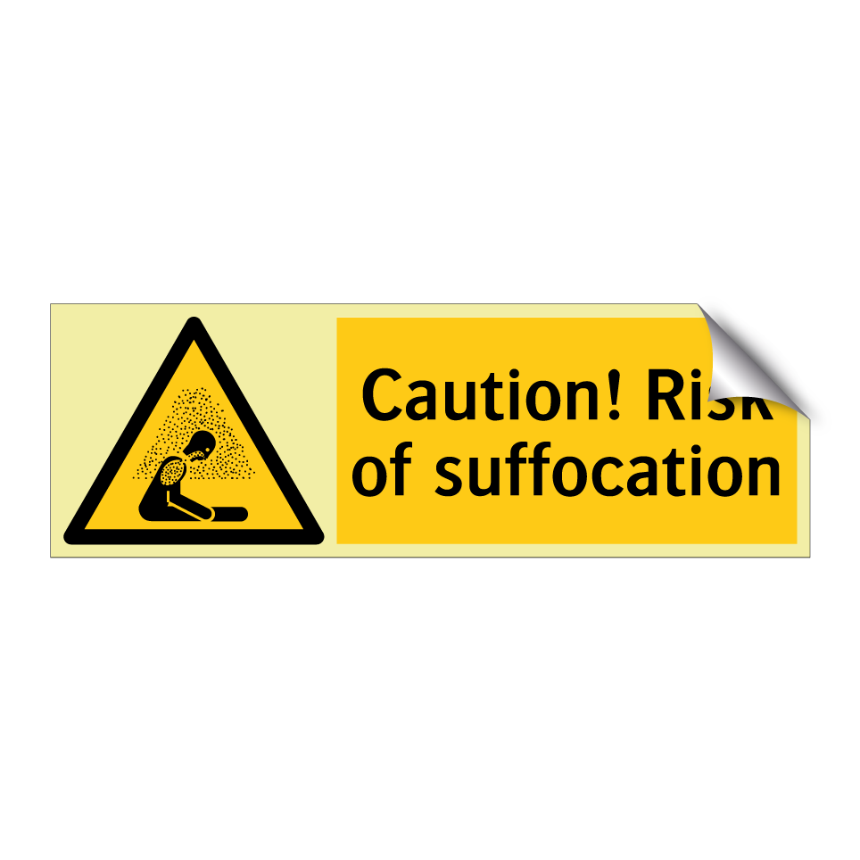 Caution! Risk of suffocation