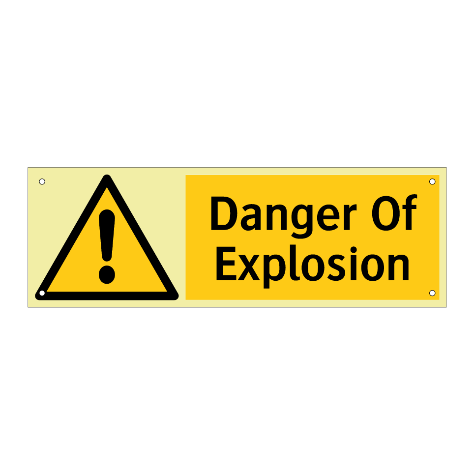 Danger Of Explosion