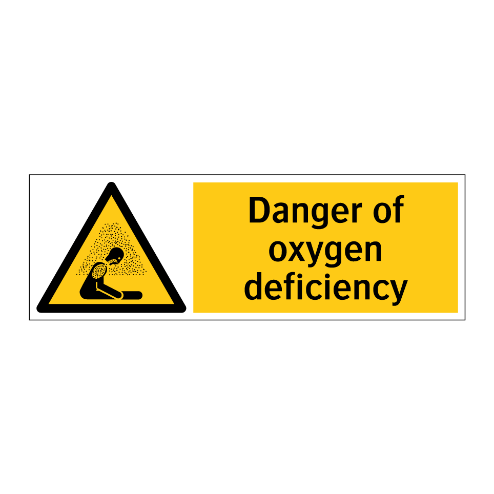 Danger of oxygen deficiency