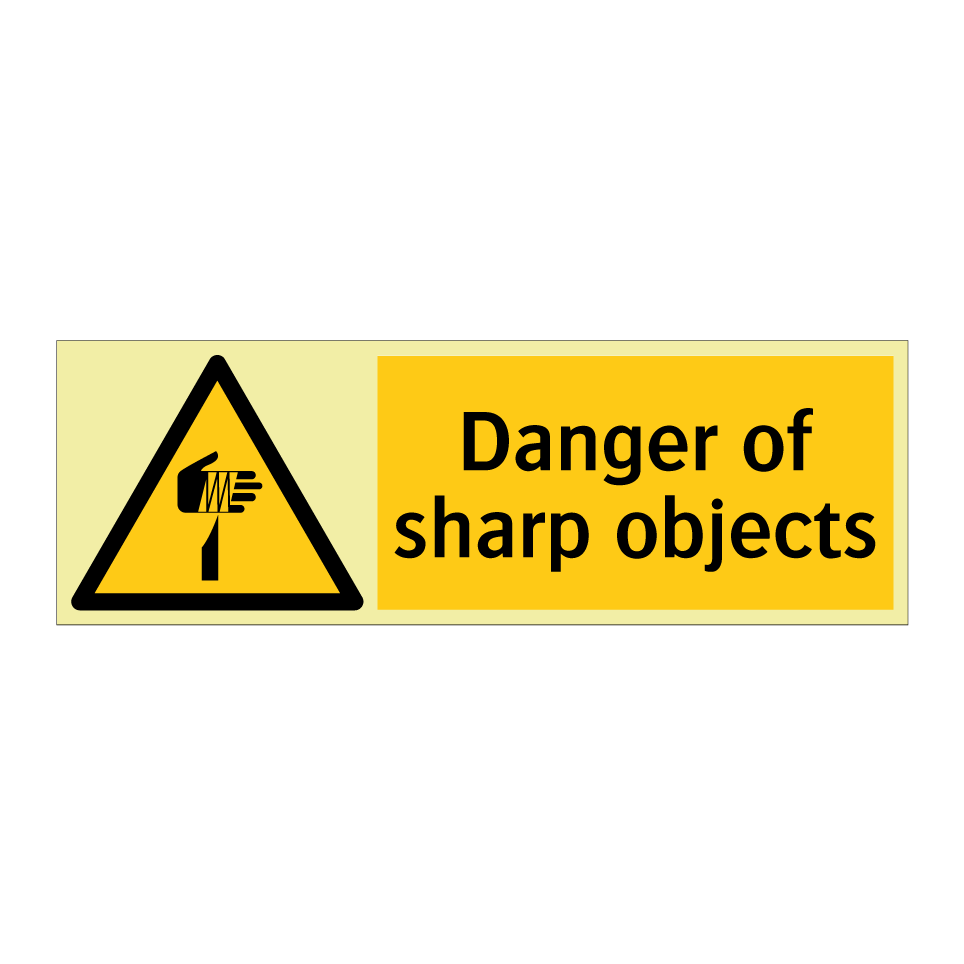 Danger of sharp objects