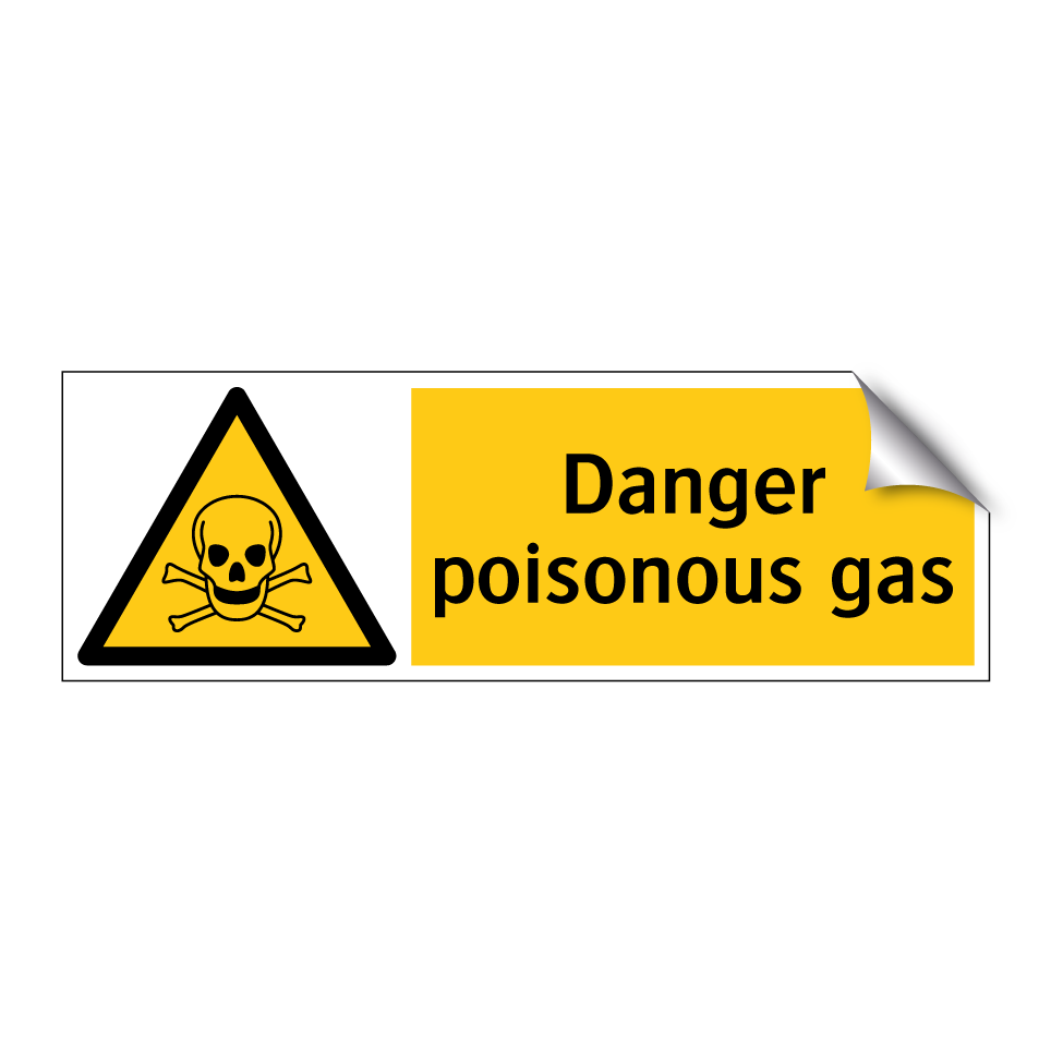 Danger poisonous gas
