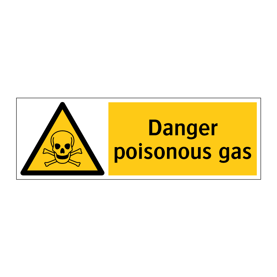 Danger poisonous gas
