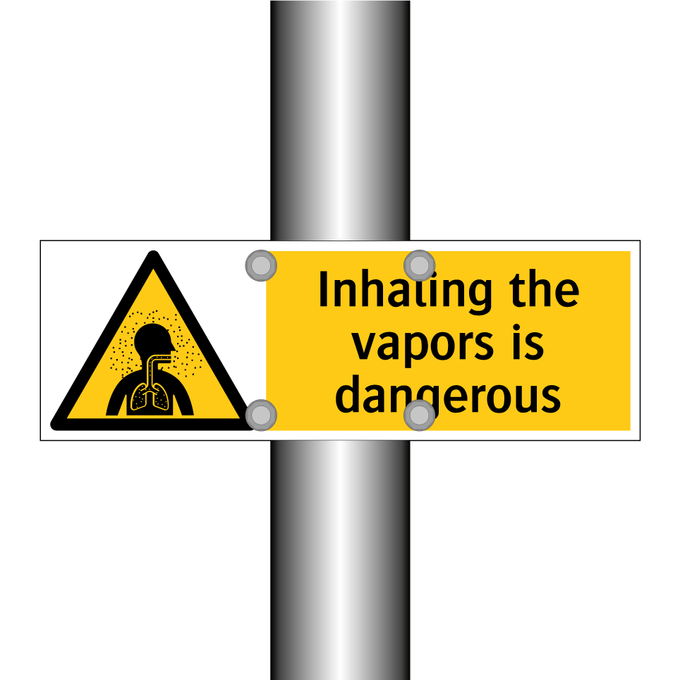 Inhaling the vapors is dangerous