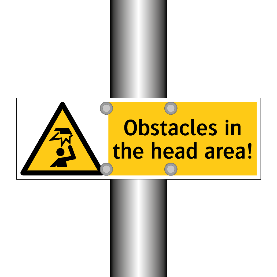 Obstacles in the head area!
