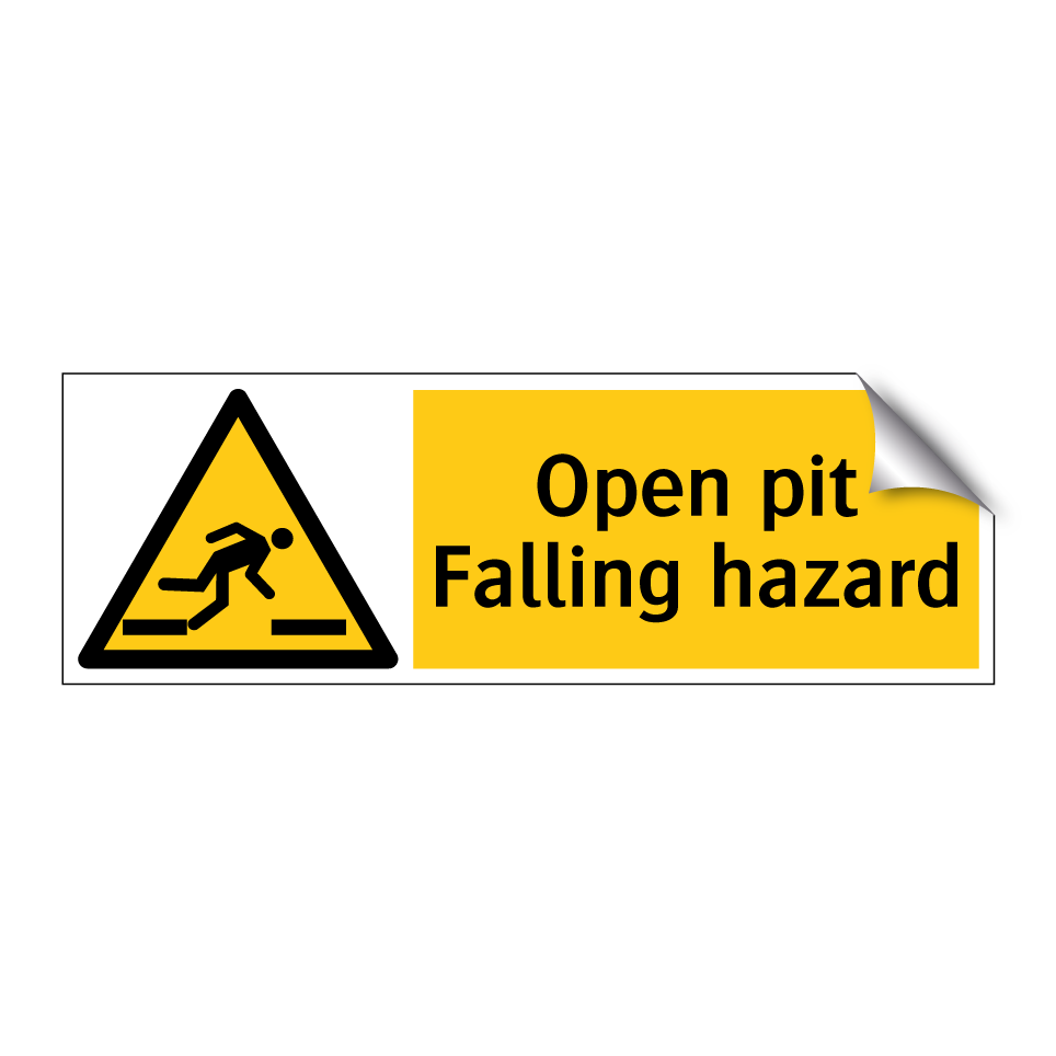 Open pit Falling hazard