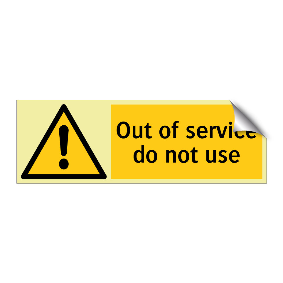 Out of service do not use