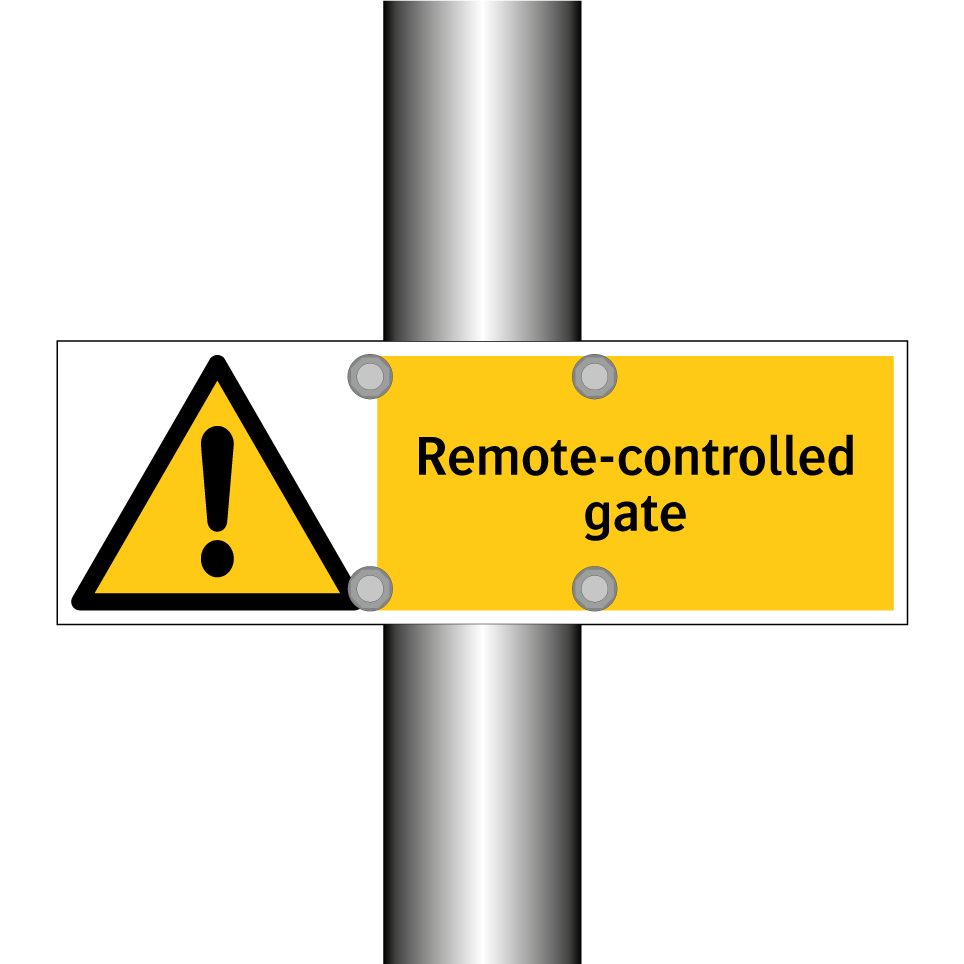 Remote-controlled gate