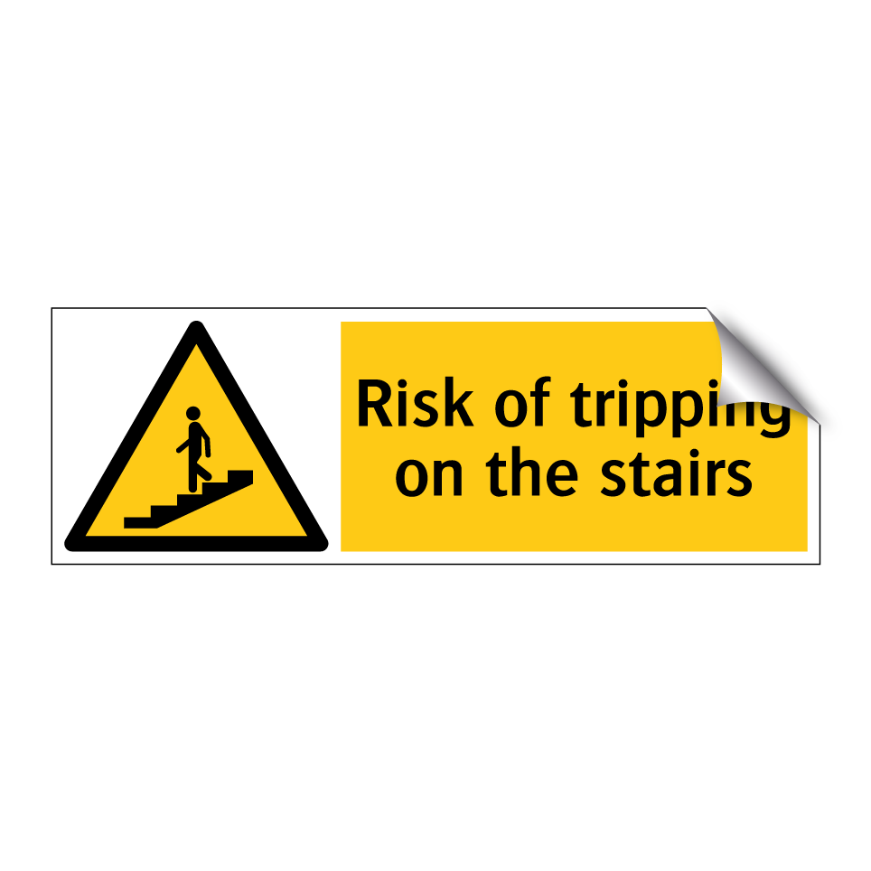 Risk of tripping on the stairs
