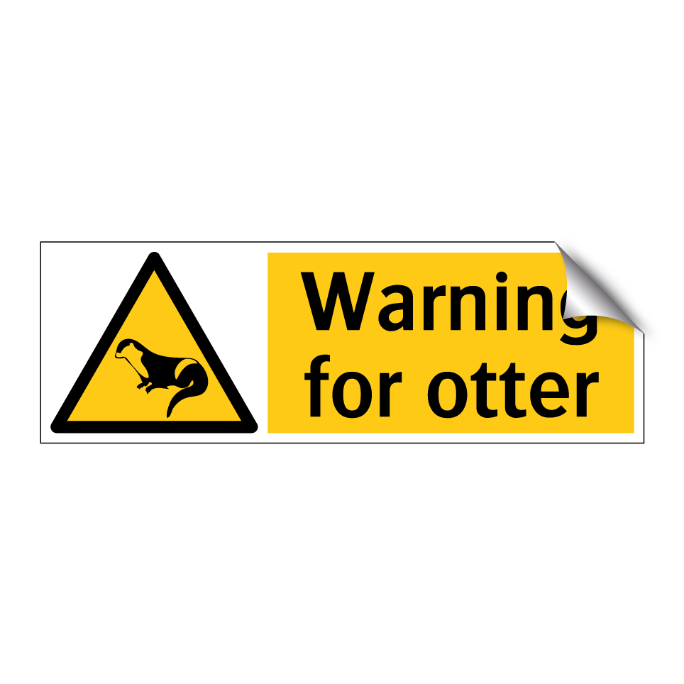 Warning for otter