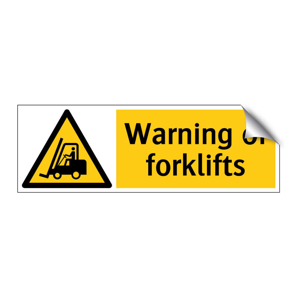 Warning of forklifts