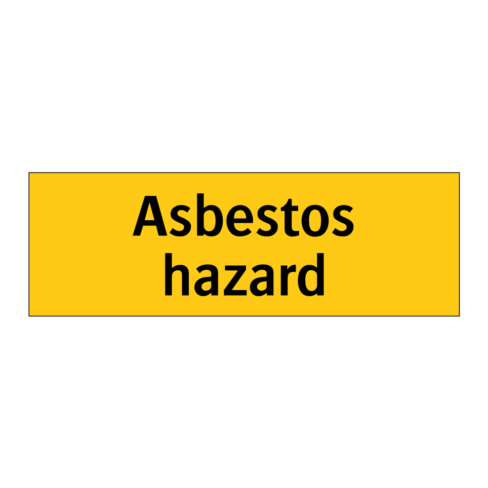 Asbestos hazard