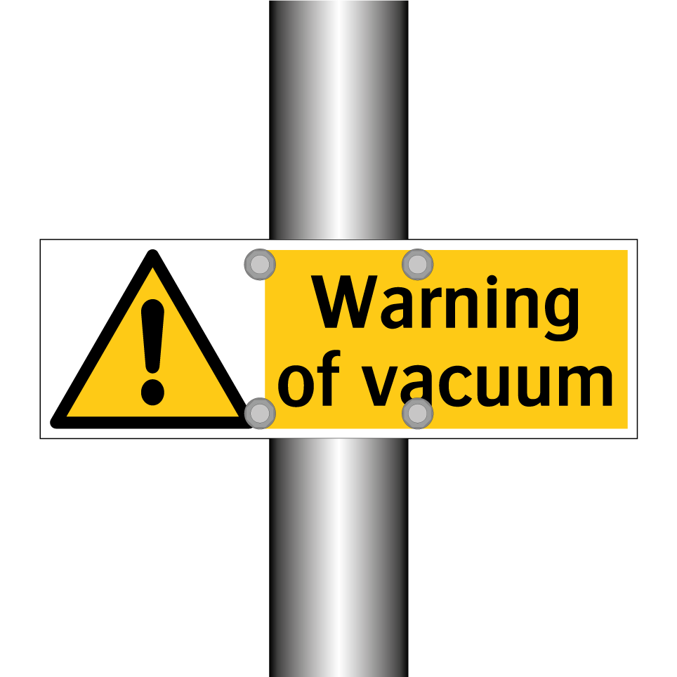 Warning of vacuum
