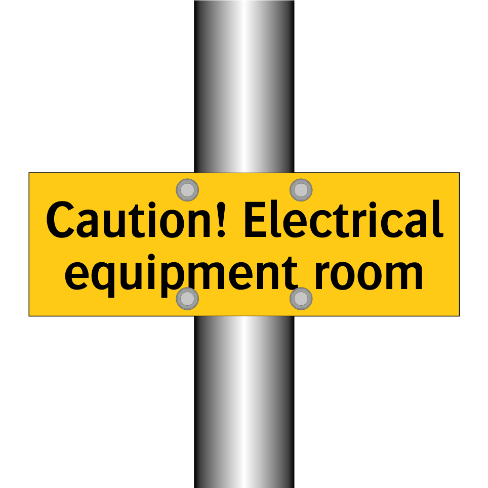 Caution! Electrical equipment room