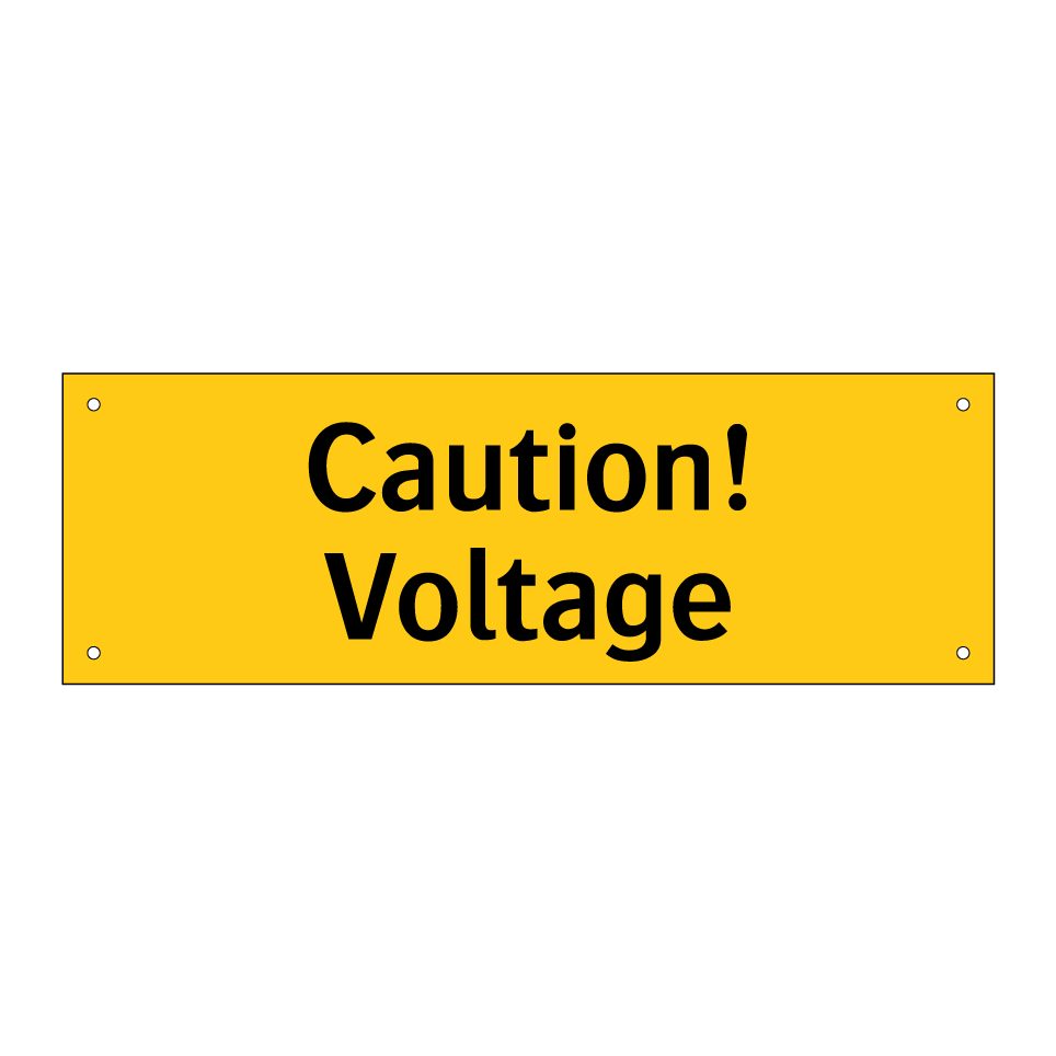 Caution! Voltage