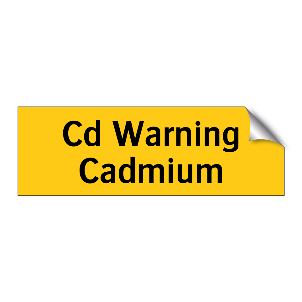 Cd Warning Cadmium