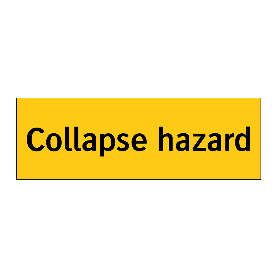 Collapse hazard