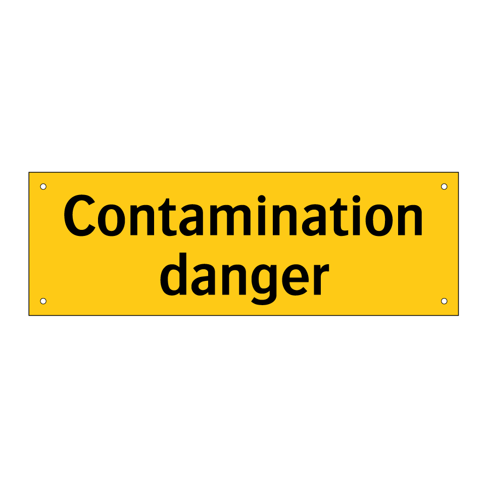 Contamination danger