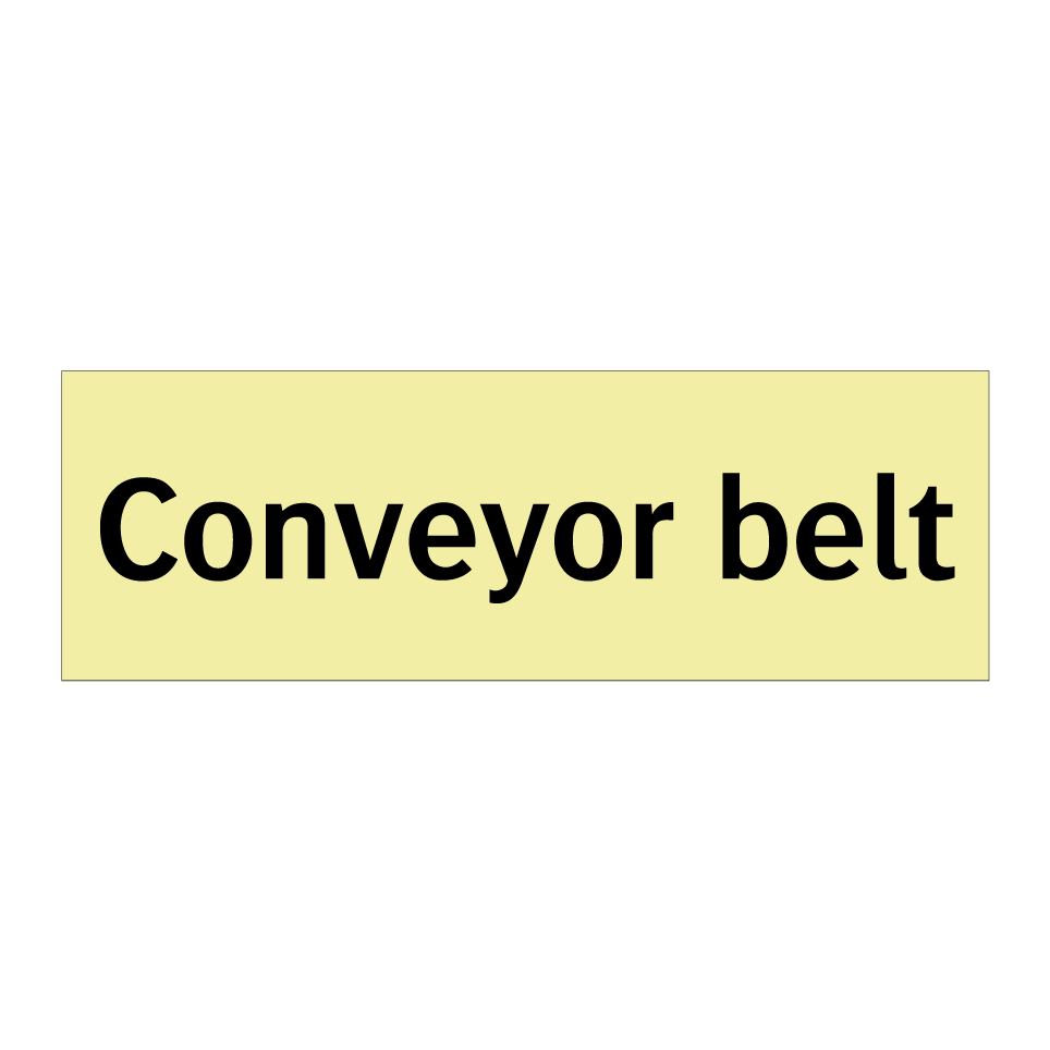 Conveyor belt