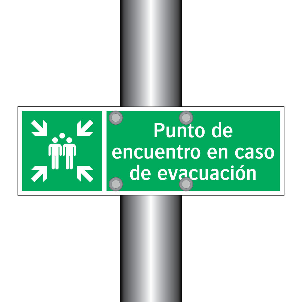 Punto de encuentro en caso de evacuación
