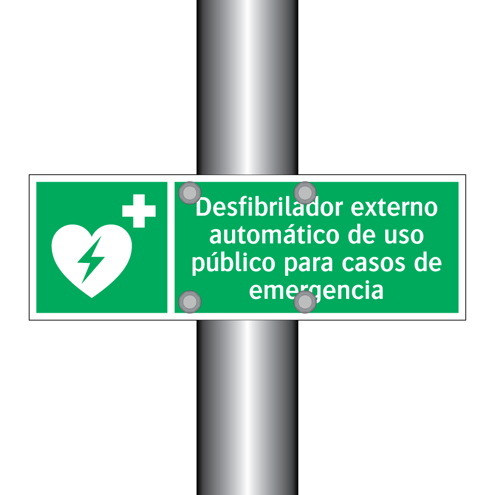 Desfibrilador externo automático de uso público para casos de emergencia
