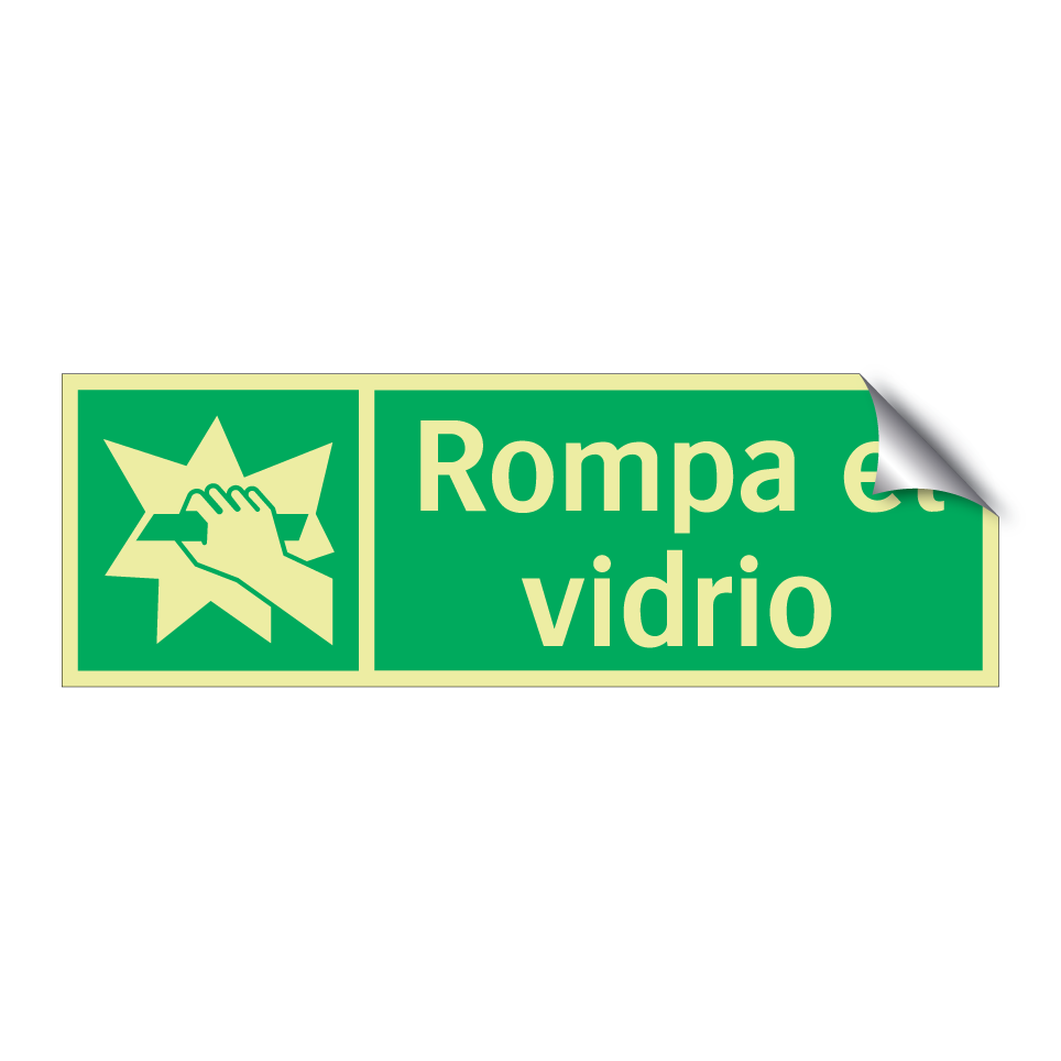 Rompa el vidrio