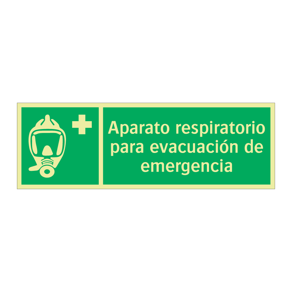 Aparato respiratorio para evacuación de emergencia