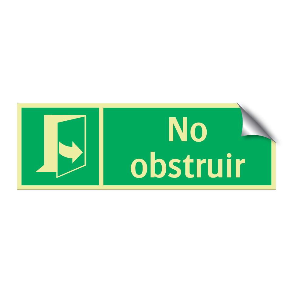 No obstruir