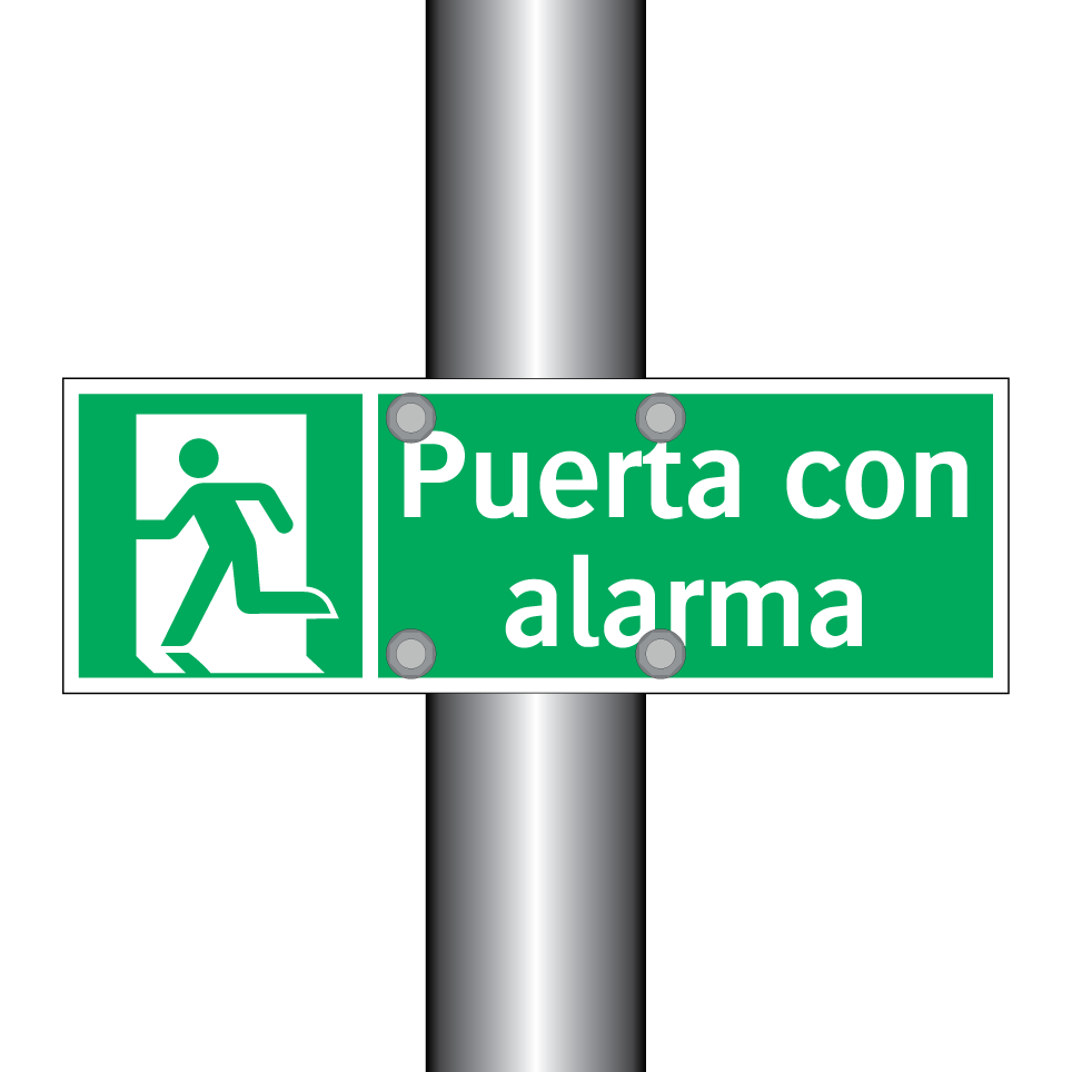 Puerta con alarma