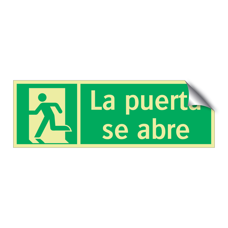 La puerta se abre