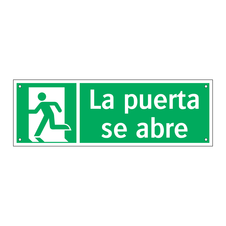 La puerta se abre