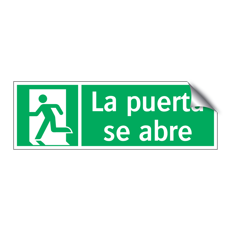 La puerta se abre