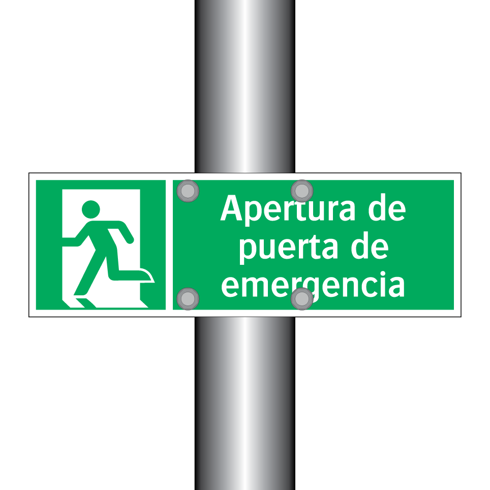 Apertura de puerta de emergencia