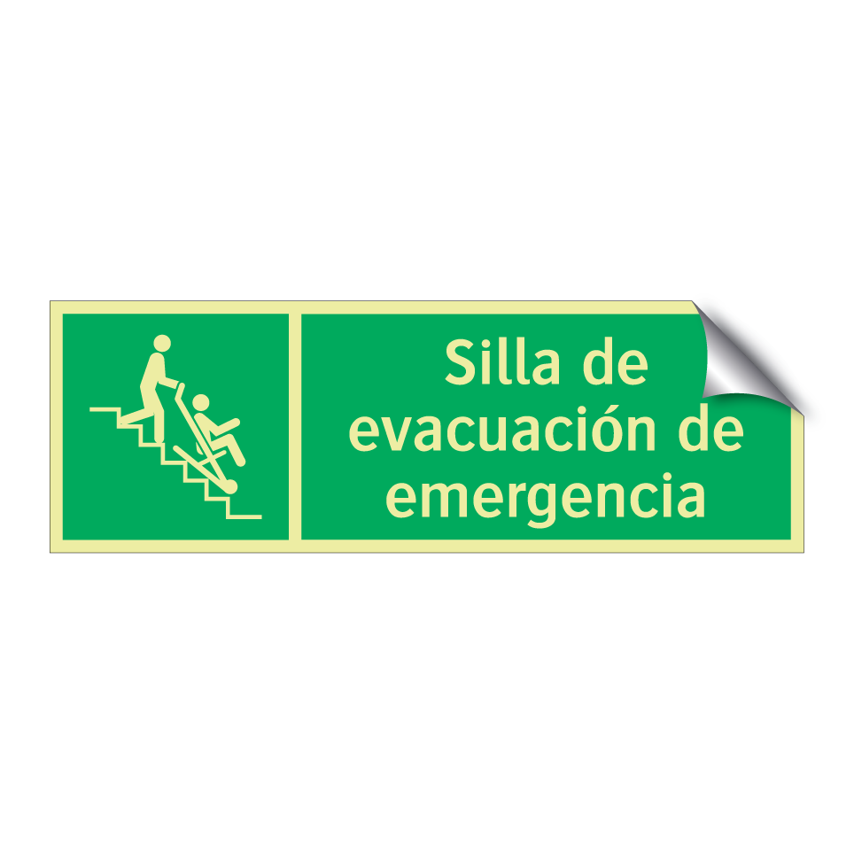 Silla de evacuación de emergencia