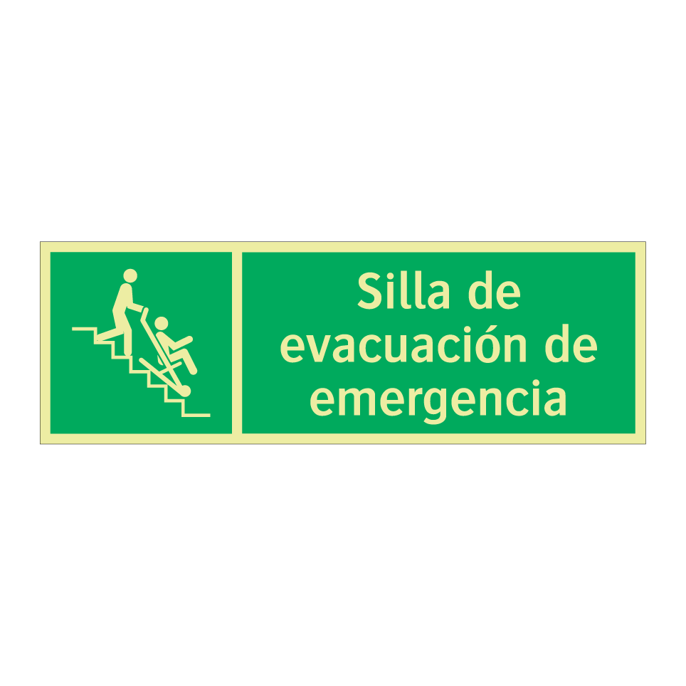 Silla de evacuación de emergencia