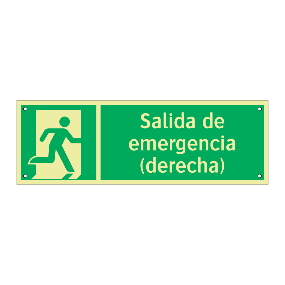 Salida de emergencia (derecha)