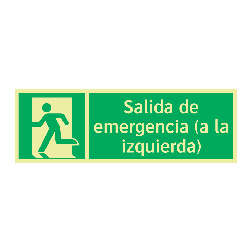 Salida de emergencia (a la izquierda)