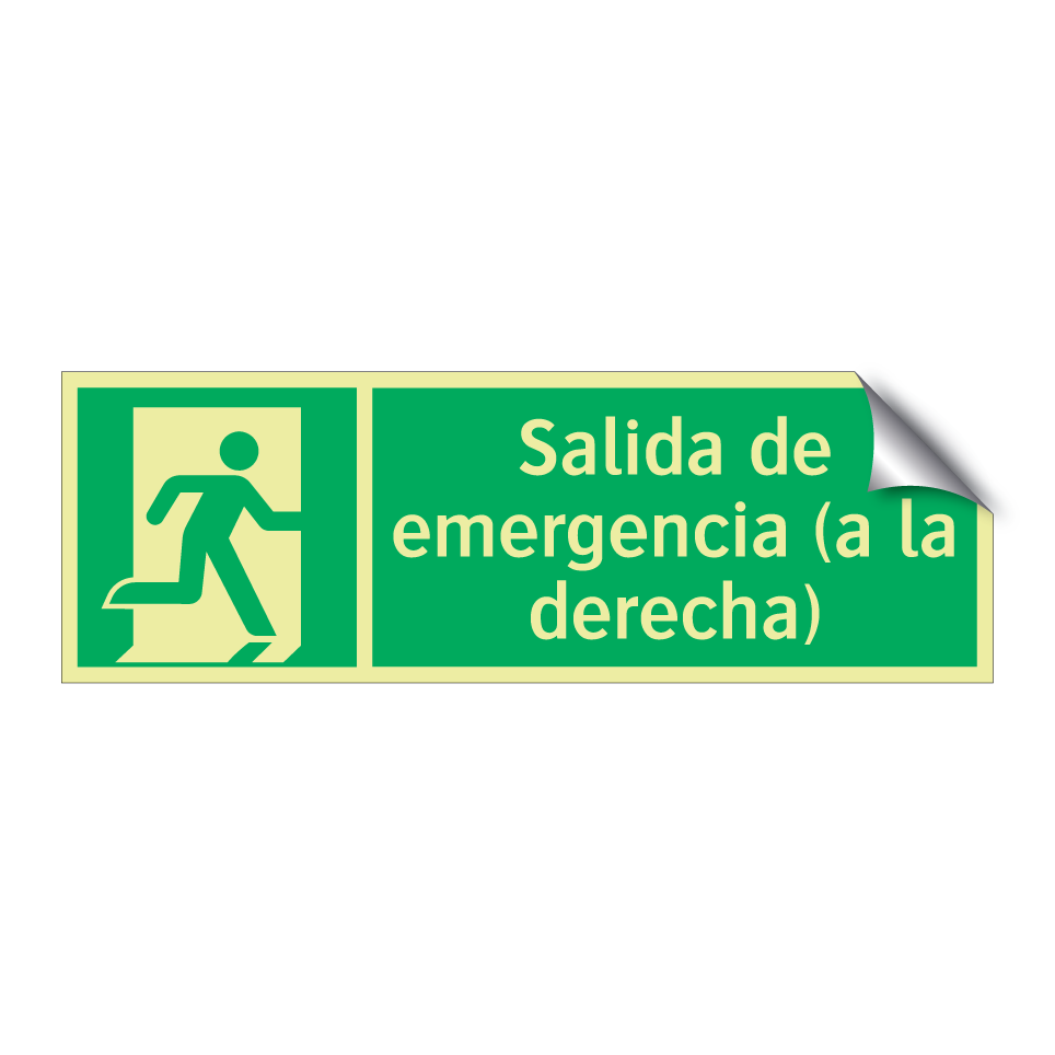 Salida de emergencia (a la derecha)