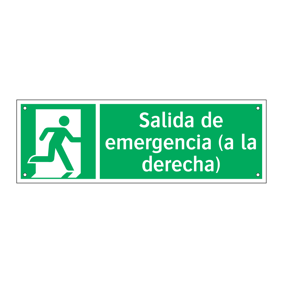 Salida de emergencia (a la derecha)