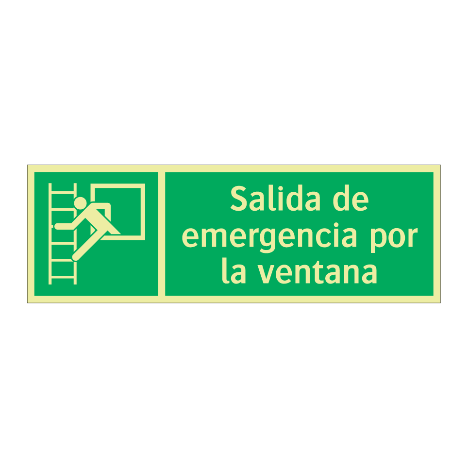Salida de emergencia por la ventana