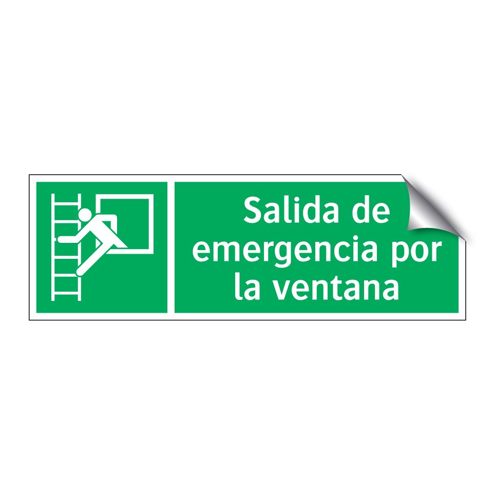 Salida de emergencia por la ventana