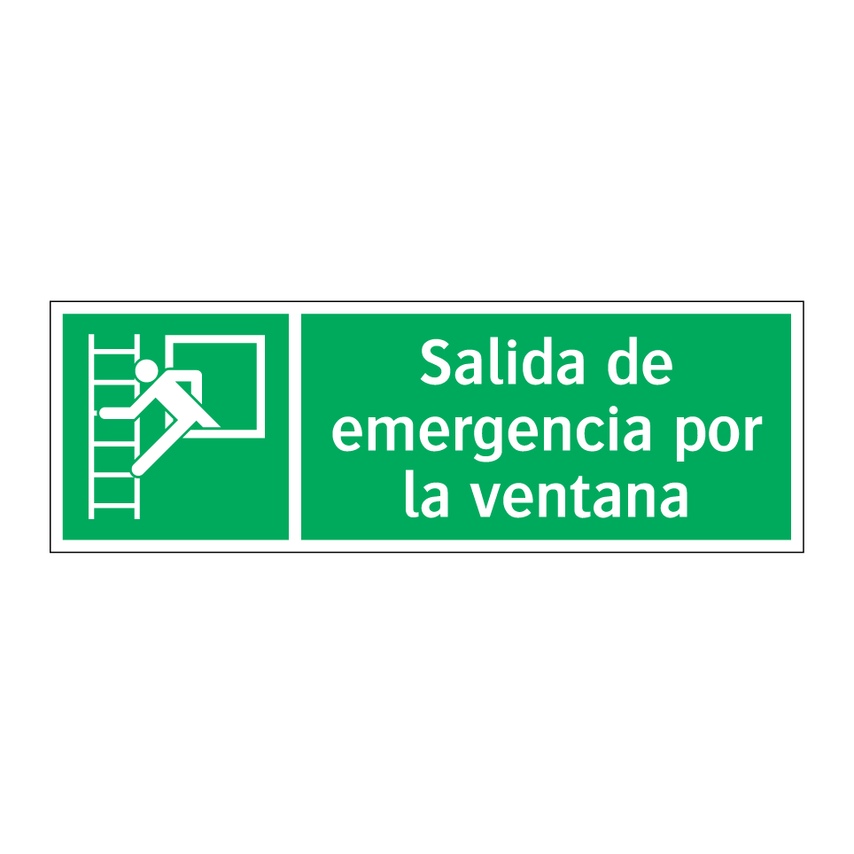 Salida de emergencia por la ventana