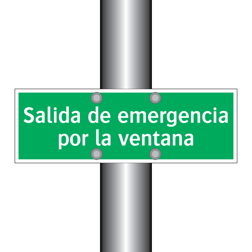 Salida de emergencia por la ventana