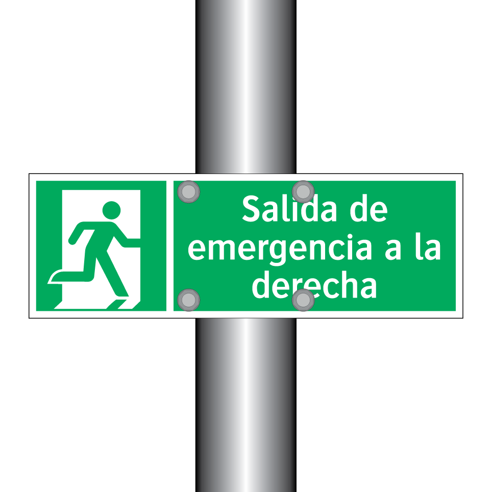 Salida de emergencia a la derecha