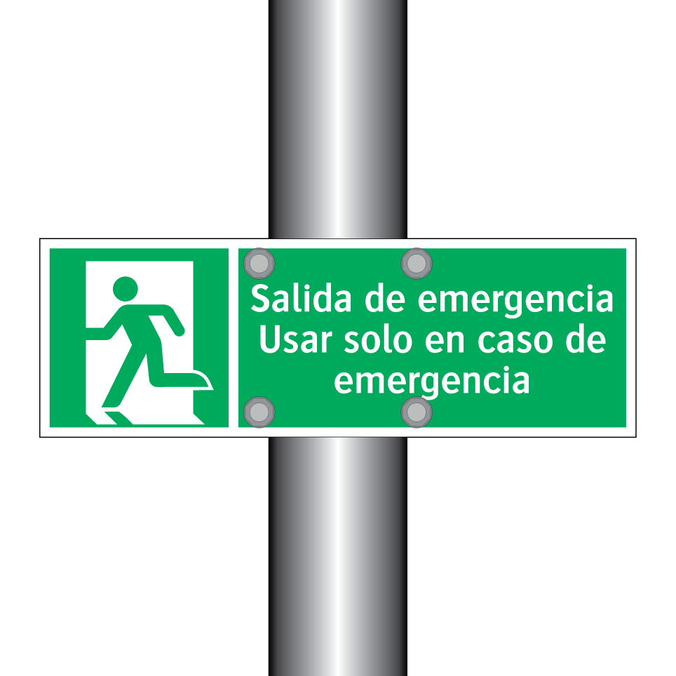 Salida de emergencia Usar solo en caso de emergencia
