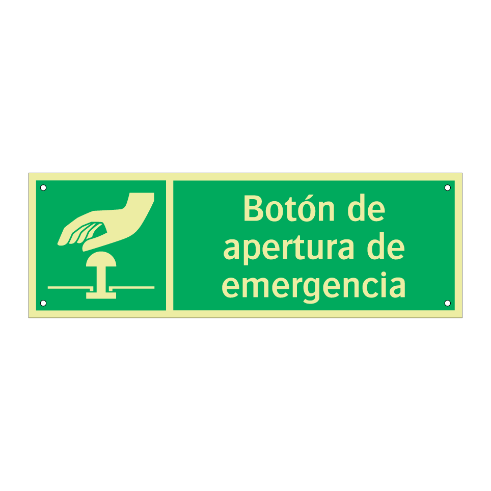 Botón de apertura de emergencia
