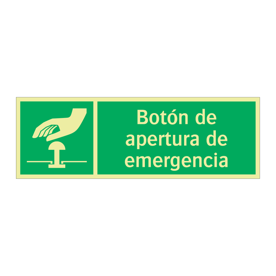 Botón de apertura de emergencia